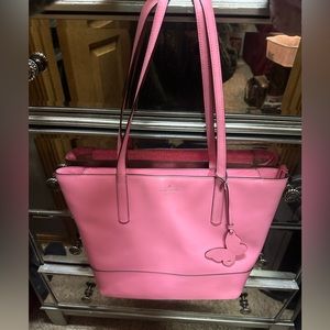 Kate Spade ♠️ pink butterfly 🦋 tote purse